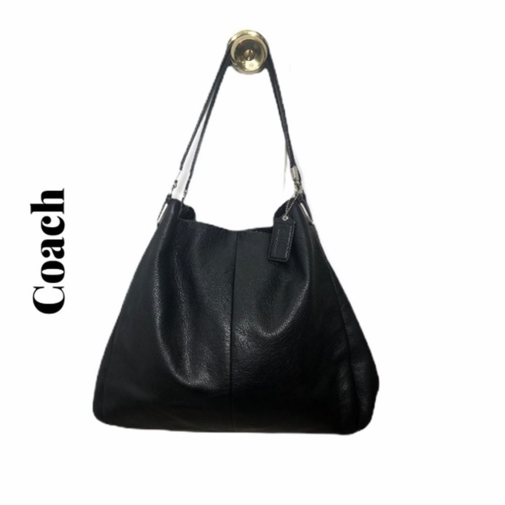 Coach Leather Double Strap Hobo Purse